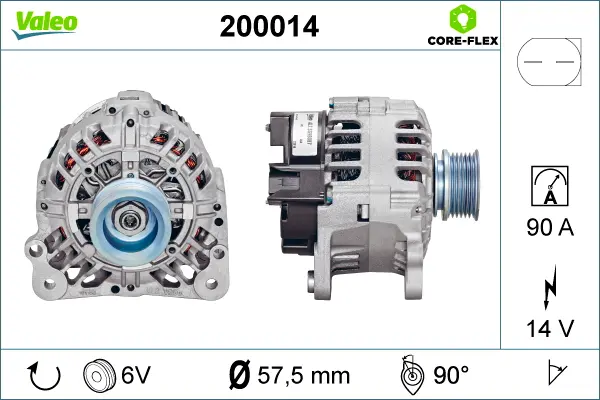 Alternador Valeo V.A.G.