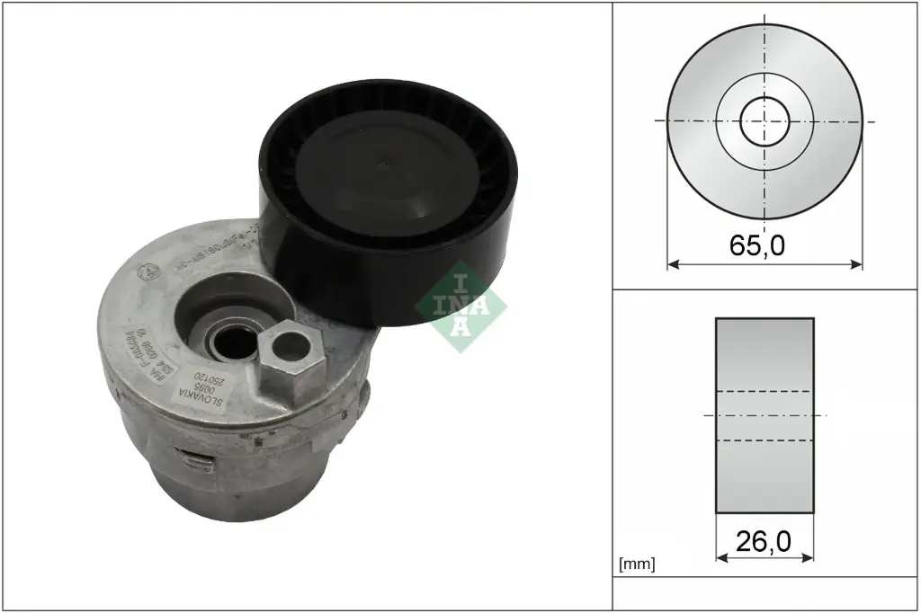 Tensor correa accesorios INA